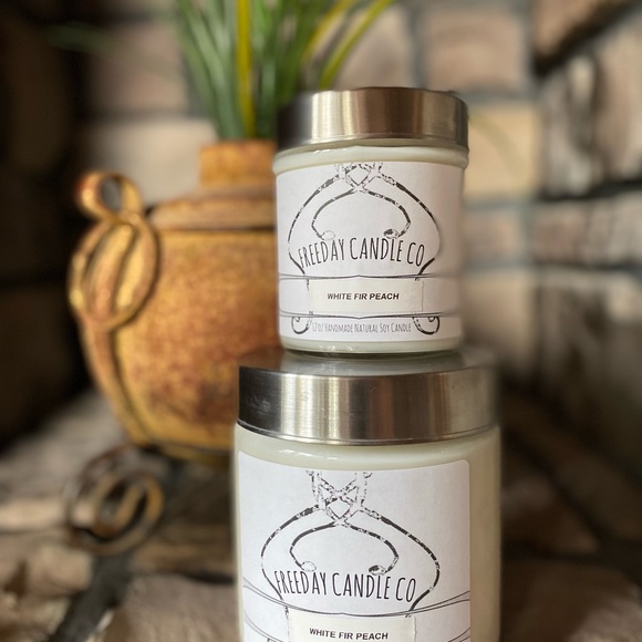 12oz Homemade Natural Soy Candle - Amber Oak Moss - Picture 7 of 7